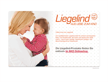Tablet Screenshot of liegelind.de